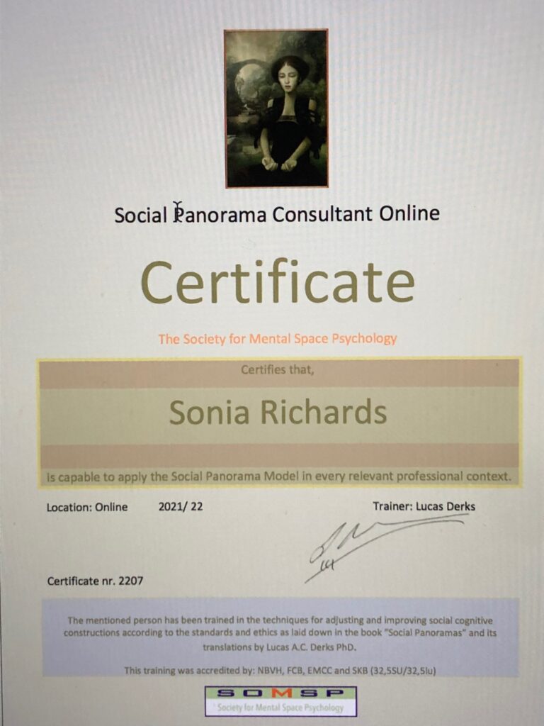 Sonias certificate