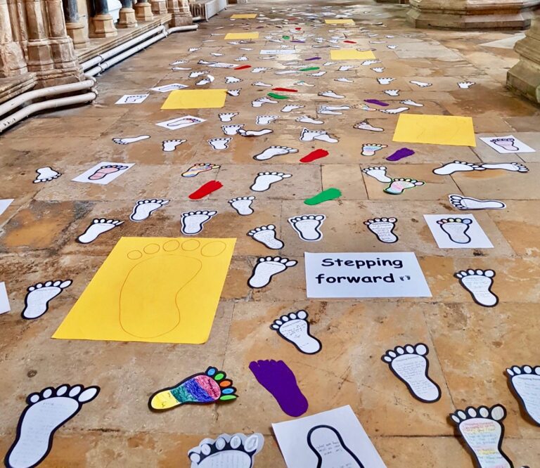 stepping forward metaphors